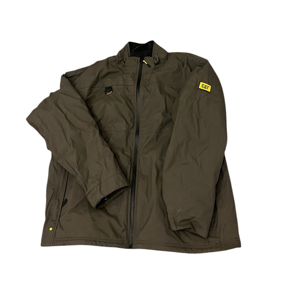 Men's Olive Jacket 
  
Caterpillar Lightweight Insulated Jacket 3851 - Picture 3 of 6